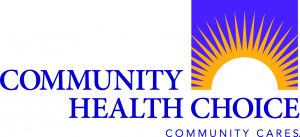 The Logo for Community Health Choice with a sun